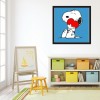 Snoopy  - Full Round Diamond Painting(30*30cm)