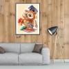 Cartoon Owl - Full Round Diamond Painting