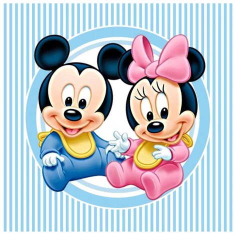 Cute Mouse- Full Round Diamond Painting