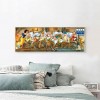 Snow White and Seven Dwarfs- Full Round Diamond Painting(100*50cm)