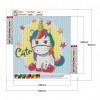 Cute Unicorn- Full Round Diamond Painting