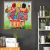 Cartoon Women - Full Round Diamond Painting