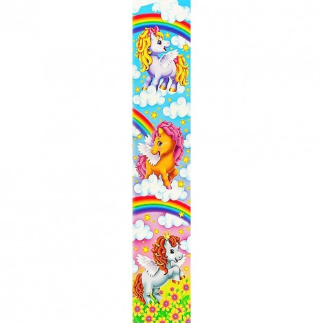 Cartoon Horse - Full Round Diamond Painting(115*25cm)