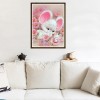 Cute White Mouse - Partial Round Diamond Painting