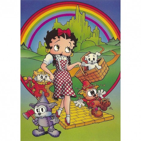Betty Boop - Full Round Diamond Painting