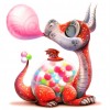 Dinosaur - Full Round Diamond Painting
