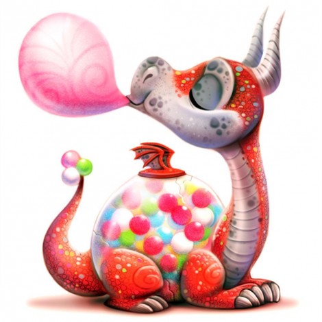 Dinosaur - Full Round Diamond Painting
