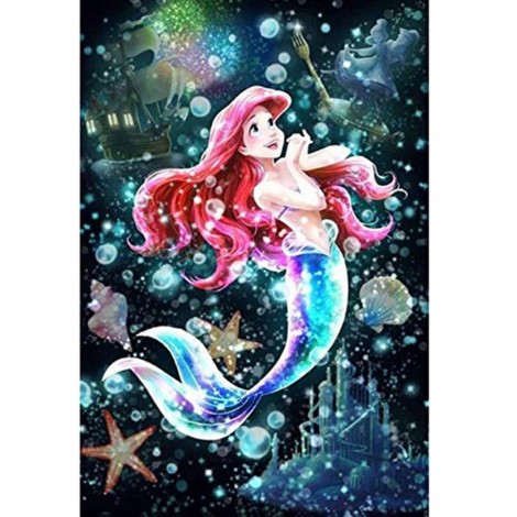 Mermaid - Full Round Diamond Painting