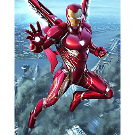 Iron Man - Full Round Diamond Painting