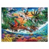 Cartoon Sailing Ship - Full Round Diamond Painting