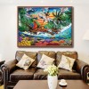 Cartoon Sailing Ship - Full Round Diamond Painting