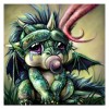 Dinosaur - Full Round Diamond Painting(30*30cm)