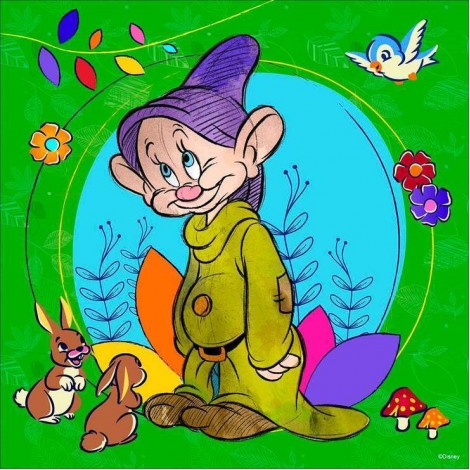 Dopey - Full Round Diamond Painting(40*40cm)