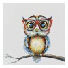 Cartoon Owl - Full Round Diamond Painting