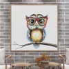 Cartoon Owl - Full Round Diamond Painting