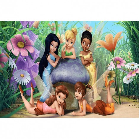 Cartoon Girls - Full Round Diamond Painting