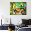 Cartoon Animals World - Full Round Diamond Painting