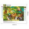Cartoon Animals World - Full Round Diamond Painting