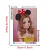 Mickey Girl - Full Round Diamond Painting