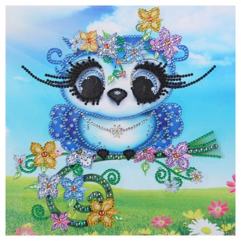 Cute Owl -Crystal Rhinestone Diamond Painting(30*30cm)