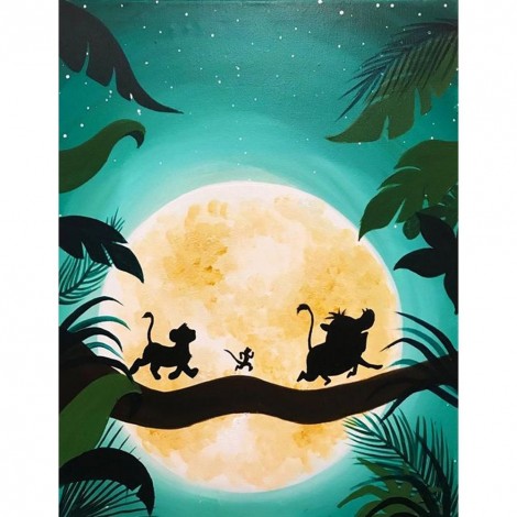 The Lion King - Full Round Diamond Painting(40*50cm)