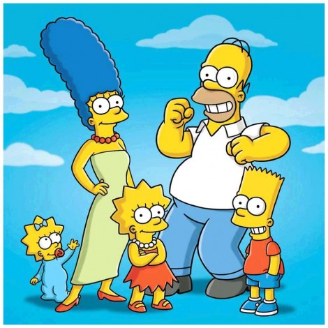 The Simpsons - Full Round Diamond Painting