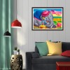 Cartoon Elephant - Full Round Diamond Painting