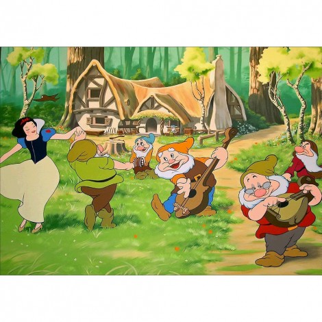 Princess Dwarfs- Full Round Diamond Painting