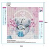 Teddy Bear Gift- Full Round Diamond Painting