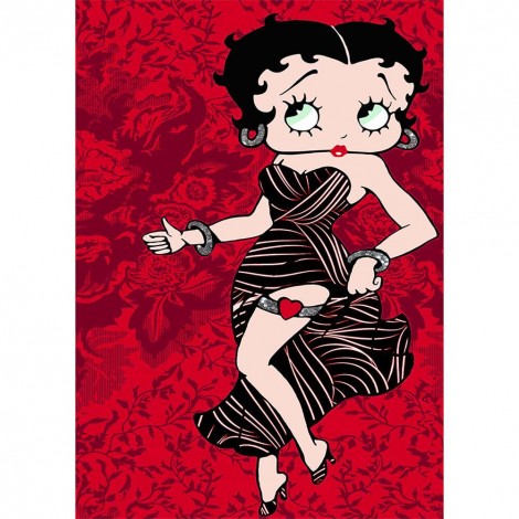 Betty Boop - Full Round Diamond Painting