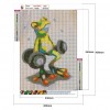 Cartoon Frog - Full Round Diamond Painting