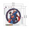 Superman  - Full Round Diamond Painting(30*30cm)