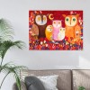 Cartoon Owl - Full Square Diamond Painting(40x50cm)