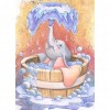 Cute Elephant - Full Round Diamond Painting