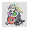 Cartoon Owl - Full Round Diamond Painting