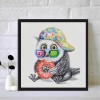 Cartoon Owl - Full Round Diamond Painting