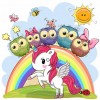 Unicorn- Full Round Diamond Painting