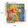 Winnie The Pooh  - Full Round Diamond Painting