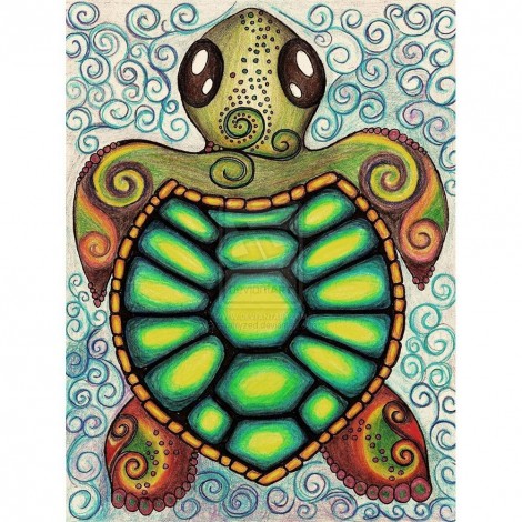 Sea Turtle - Full Round Diamond Painting