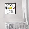 Snoopy  - Full Round Diamond Painting(30*30cm)