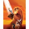 Cartoon Lion - Full Round Diamond Painting