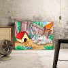 Tom And Jerry -  Full Round Diamond Painting