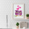 Cartoon Owl - Full Round Diamond Painting
