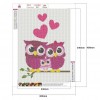 Cartoon Owl - Full Round Diamond Painting