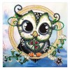 Cartoon Owl - Crystal Rhinestone Diamond Painting