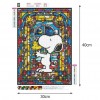 Snoopy- Full Round Diamond Painting