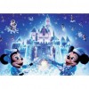 Cartoon Snowing Castle - Full Round Diamond Painting