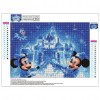 Cartoon Snowing Castle - Full Round Diamond Painting