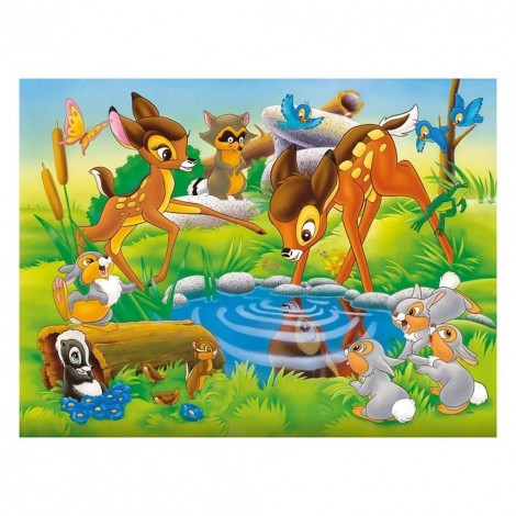 Cartoon Animal World - Full Round Diamond Painting