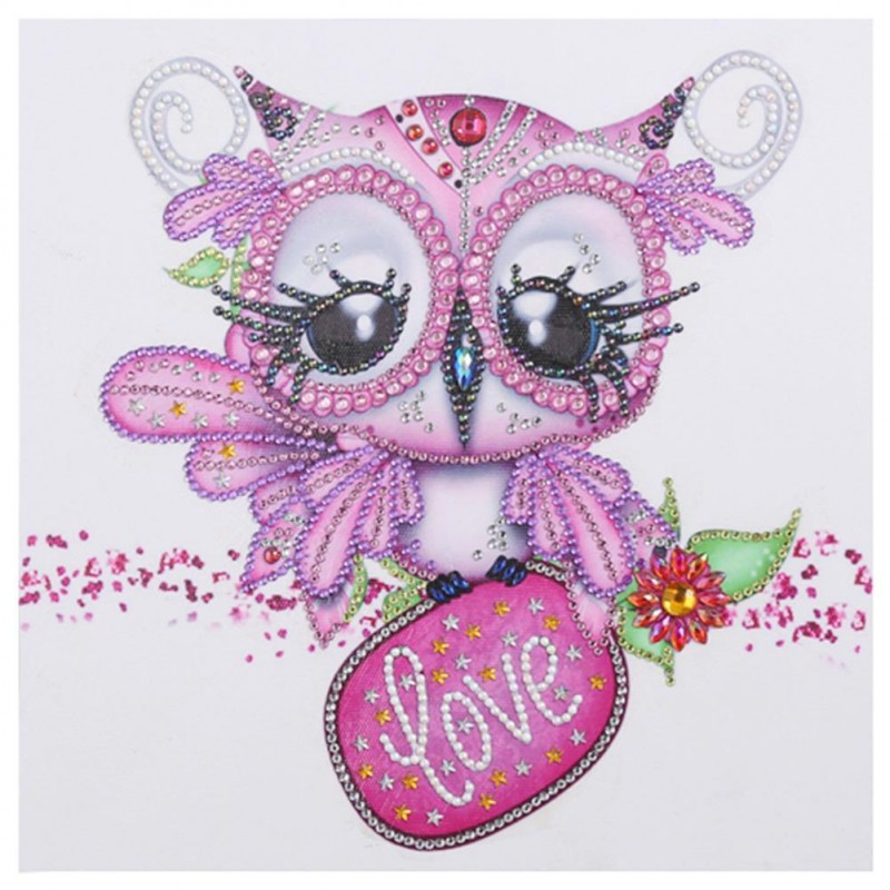 Cute Owl -Crystal Rh...